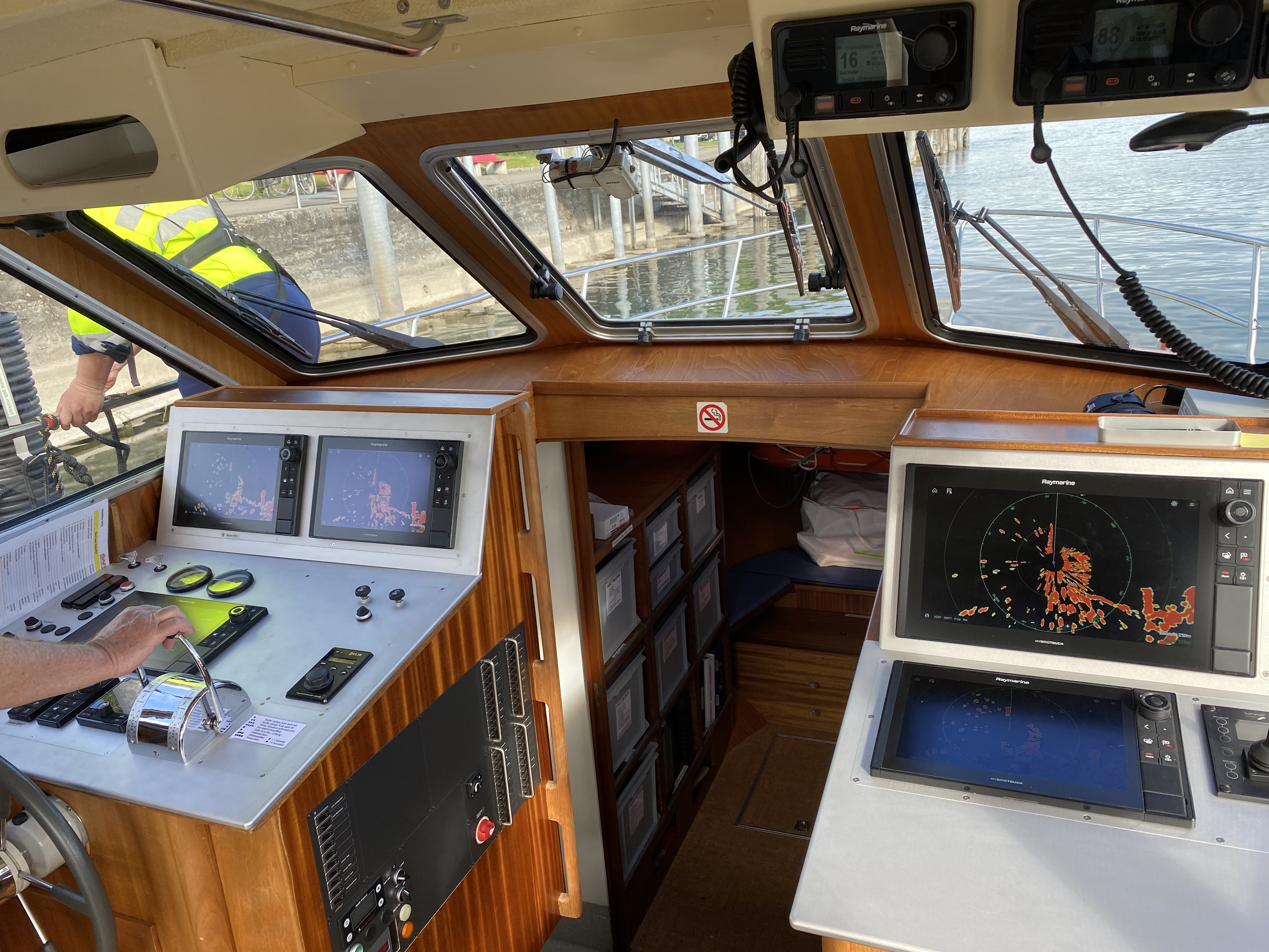 Hands-on radar training session